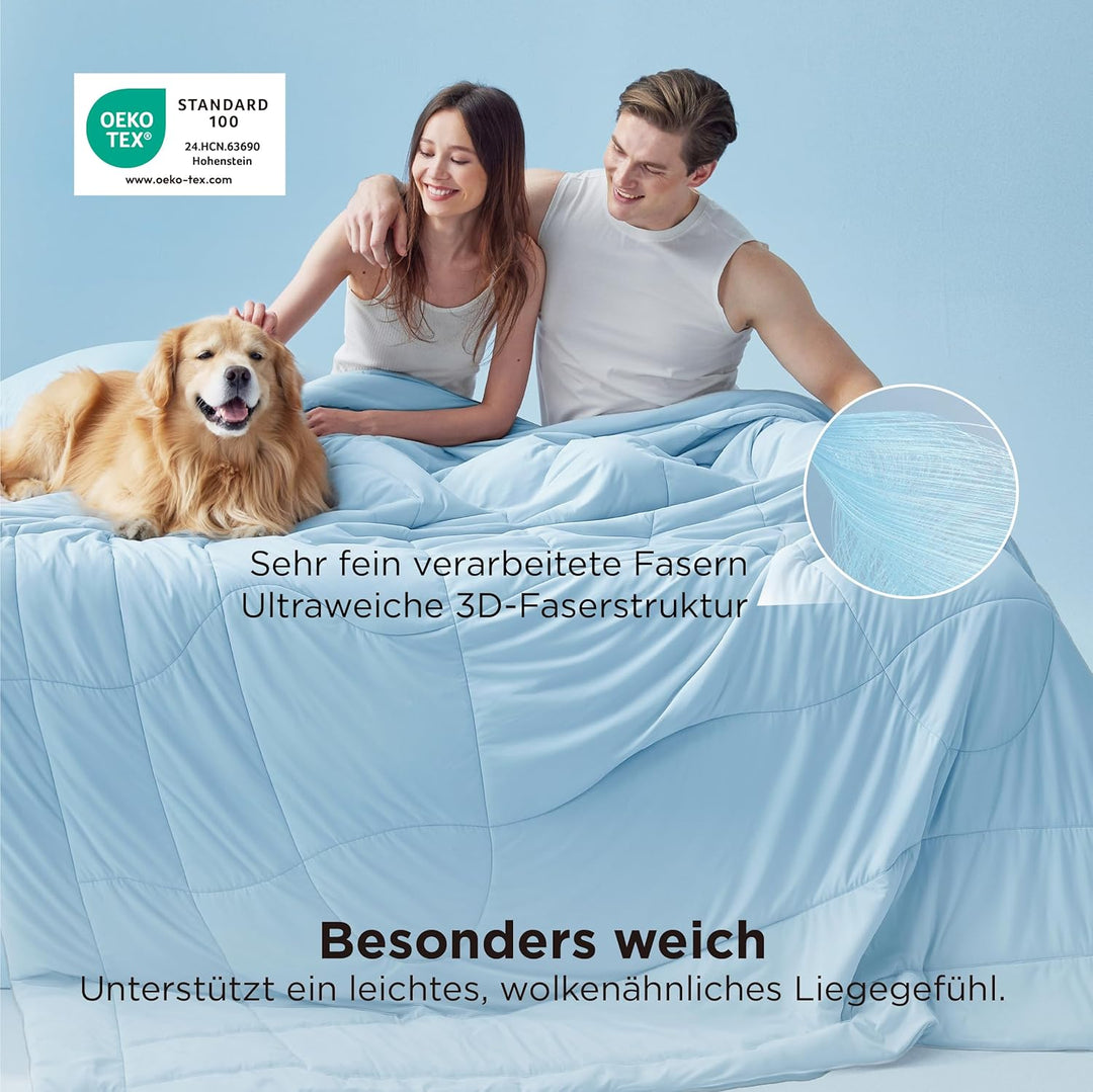 BEDSURE Kühldecke 200x200 Kühlende Bettdecke - Cooling Blanket Q-Max >0,4 | Arc-Chill Kühlende Decke