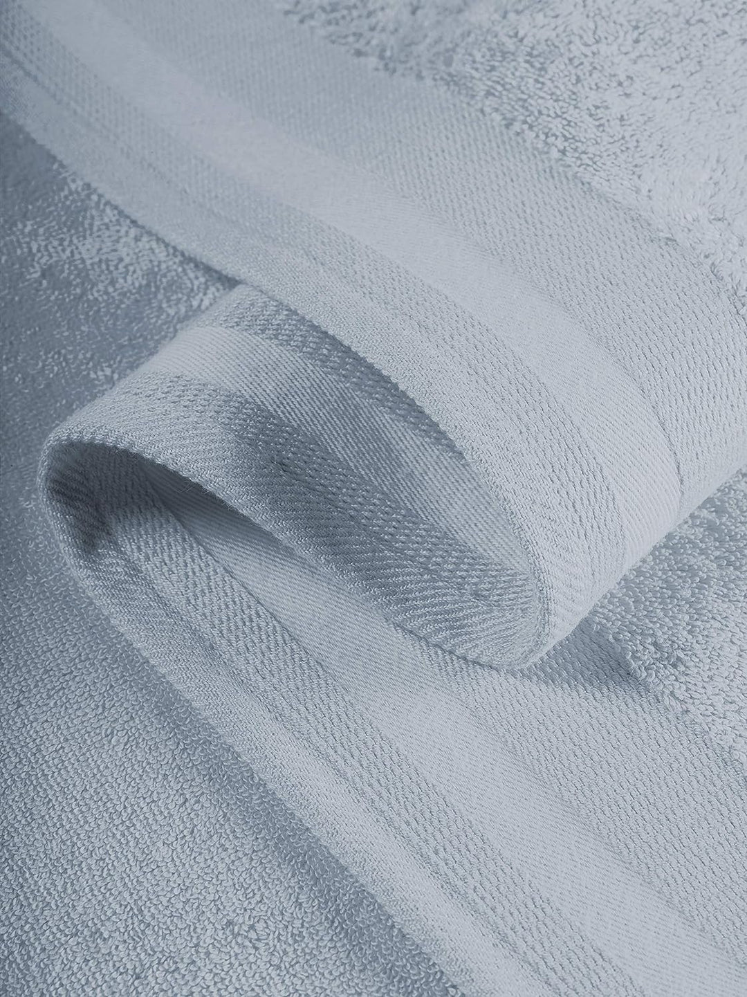 De Witte Lietaer Contessa Luxe Gästehandtücher, Baumwolle, 40 x 60 cm, Eisblau, 3 Stück 40x60 Blau -