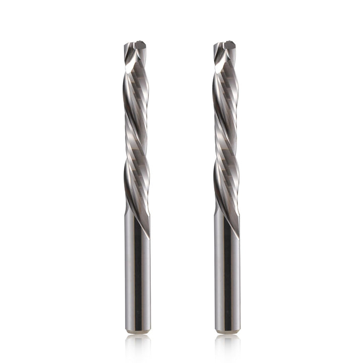 6mm Schaft Downcut CNC Fräser Schaftfräser 2 Stücke, 2-Flöte Spiralnutfräser 25mm Schnittlänge CNC B