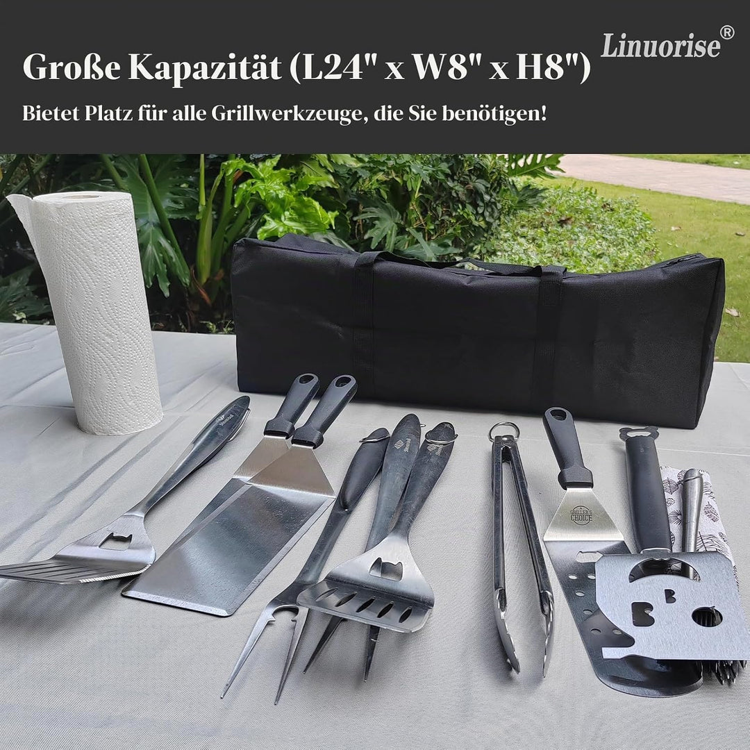 Aufbewahrungstasche für Grillutensilien, Grillzubehör, Aufbewahrung von Grillwerkzeugen, Werkzeugauf