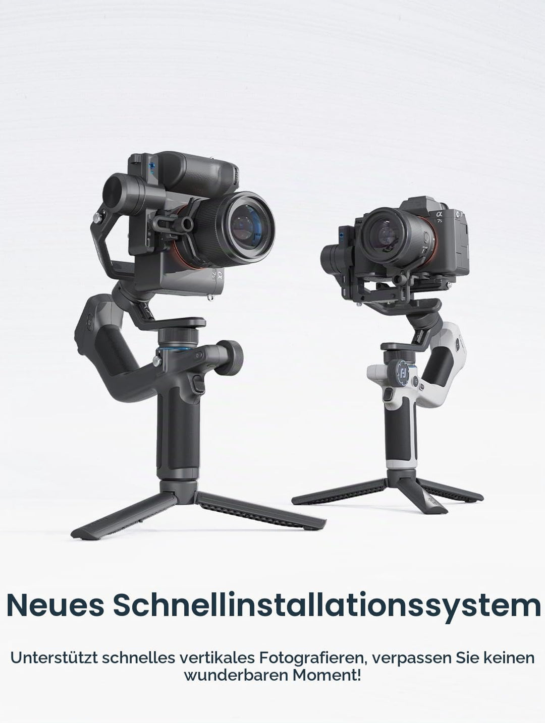 Feiyu SCORP Mini 2 Kit - AI-Tracking Stabilisator für spiegellose Kameras/Action Kamera/iPhone&amp;Samsu
