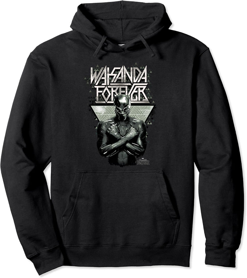 Marvel Black Panther Wakanda Forever Portrait Pullover Hoodie