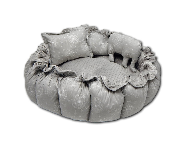 LOOLAY ENGELSNEST Kingsize XXL BABYNEST Nestchen-Ø 90cm Krabbledecke-Ø 155cm 2seitig Babynestchen Ba