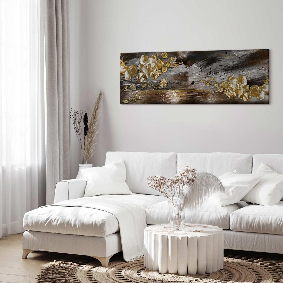 murando - Bilder Abstrakt 150x50 cm Vlies Leinwandbild 1 tlg Kunstdruck modern Wandbilder XXL Wandde