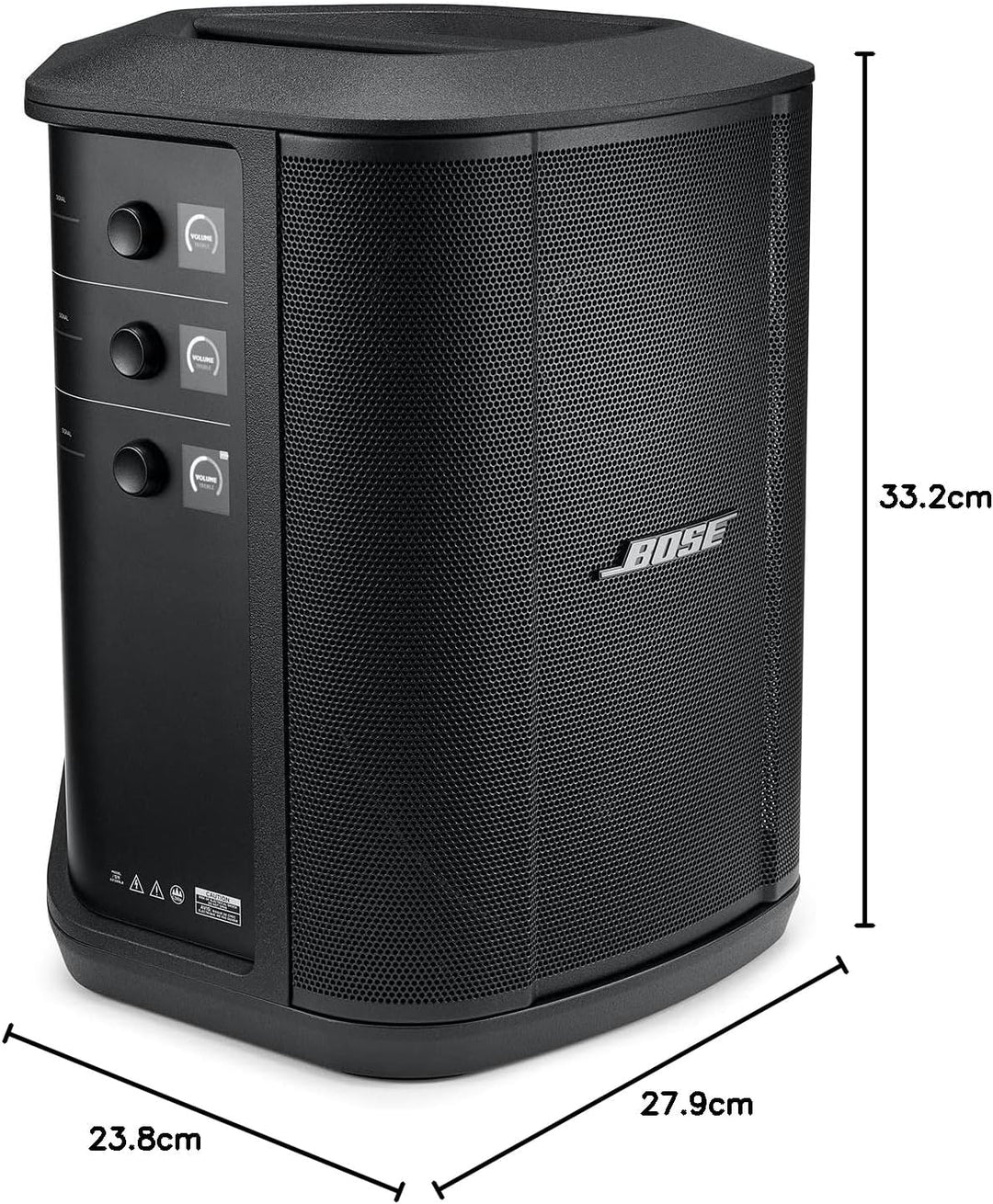 NEU Bose S1 Pro+ All-in-One kabelloses, tragbares Bluetooth-Lautsprecher-PA-System, Schwarz