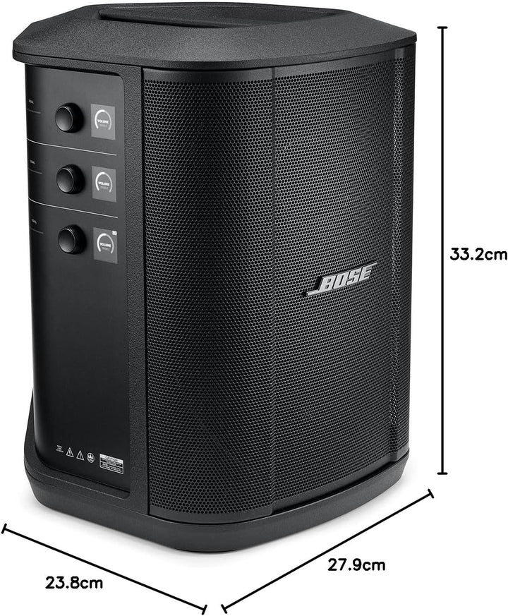 NEU Bose S1 Pro+ All-in-One kabelloses, tragbares Bluetooth-Lautsprecher-PA-System, Schwarz
