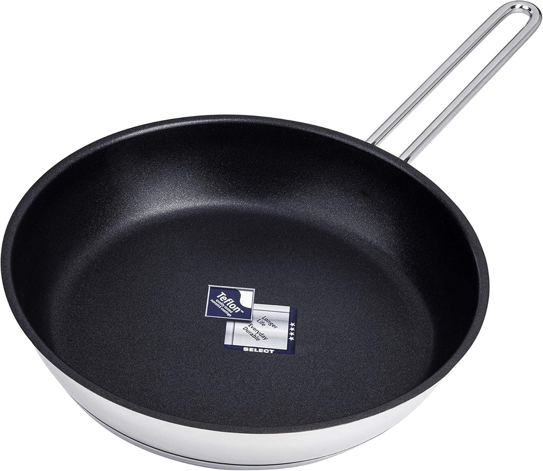 Kopf Topfset Merkur aus Edelstahl - Induktionstöpfe mit Schüttrand, Literskala und Glasdeckel – 6-te