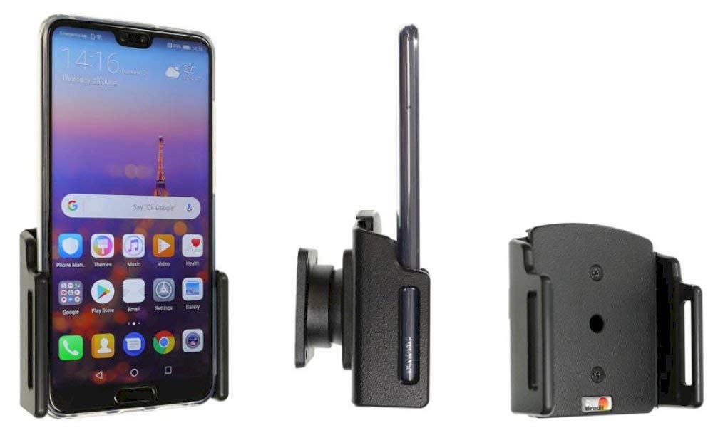 Brodit Gerätehalter 711062 | Made IN Sweden | für Smartphones - Huawei P20, P20 Pro, schwarz, unica