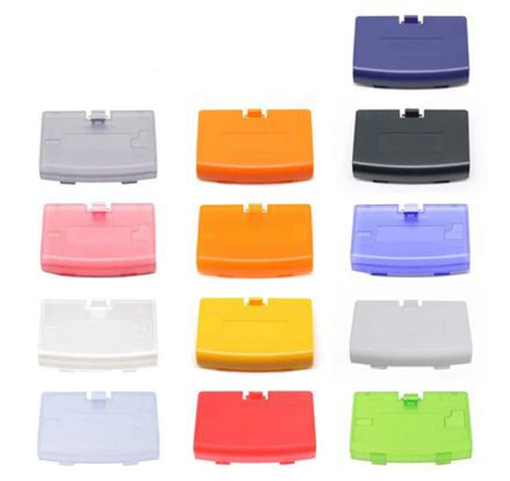 Akku-Pack Hintertürabdeckung Deckel Hülle für Gameboy Advance GBA Konsole Zubehör Ersatz (Schwarz),