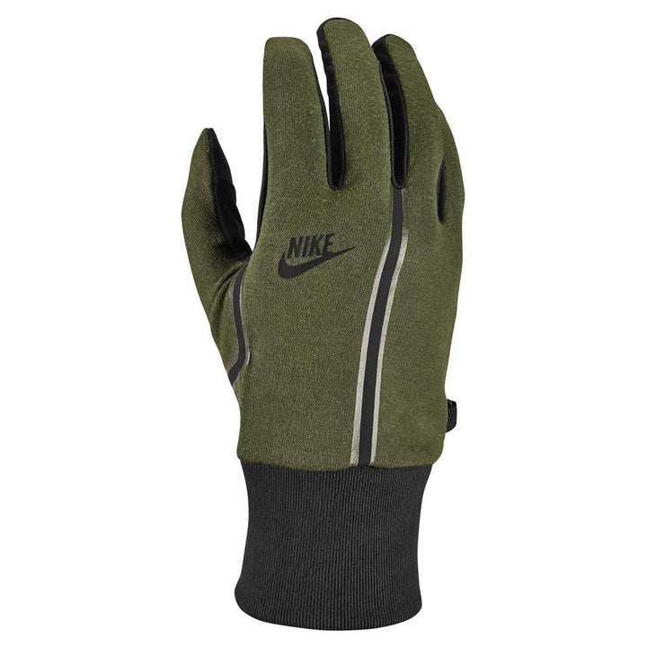 Nike Unisex – Erwachsene Tech Fleece Handschuhe Small/Medium Grün,Schwarz, Small/Medium Grün,Sc