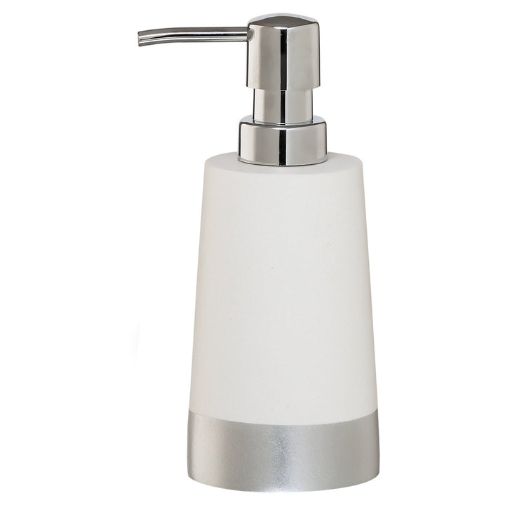 Sealskin Seifenspender Glossy, Acryl, weiss / silber Glossy Silber, Glossy Silber