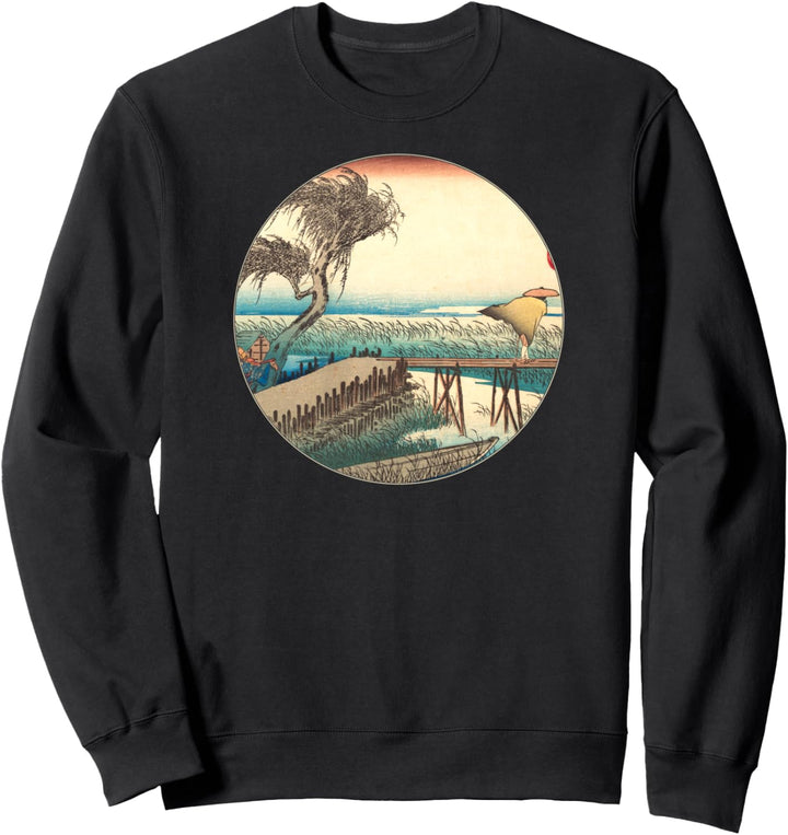 Berühmte Klassische Japanische Kunst: Yokkaichi Hiroshige Sweatshirt