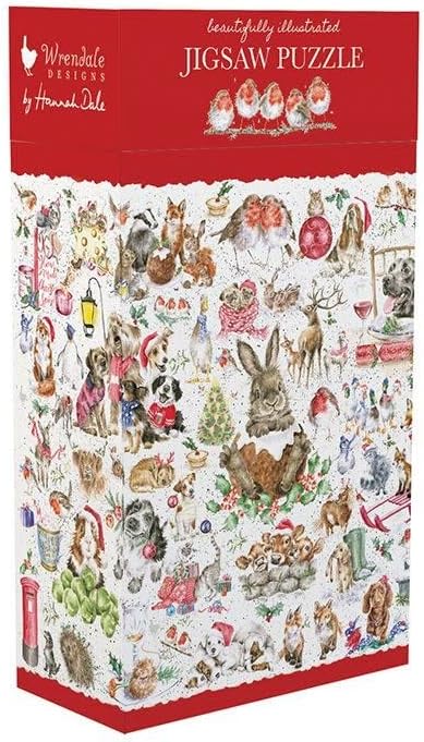 Wrendale Designs von Hannah Dale Wrendale Designs – 'The Country Set Christmas' Puzzle, The Country