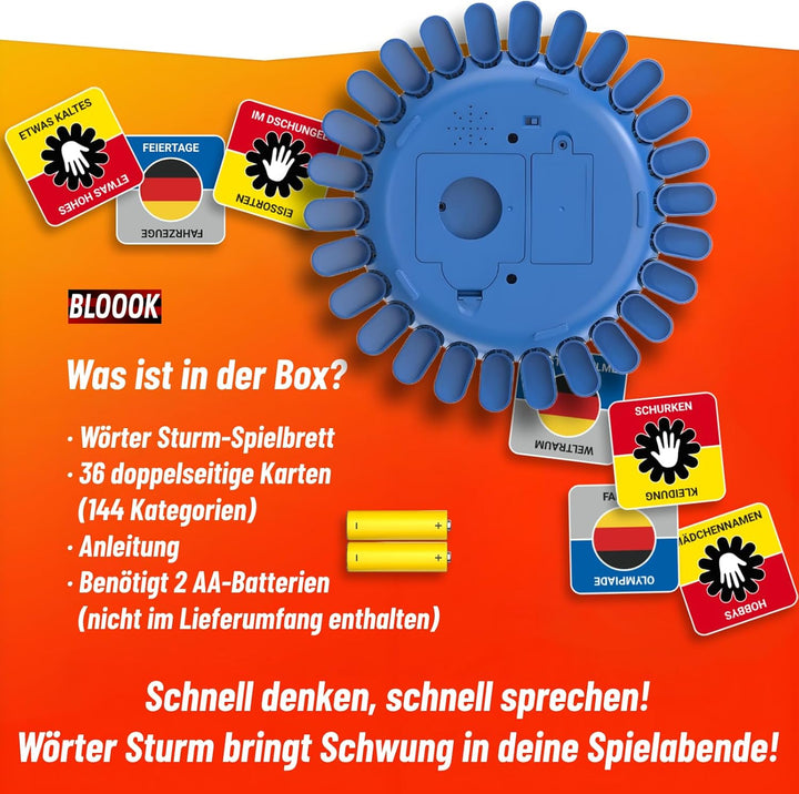 Wörter Sturm Spiel,Brettspiele,Wörterspiel Erwachsene Kinder,Gesellschaftsspiele,Spiel des Jahres,Fa