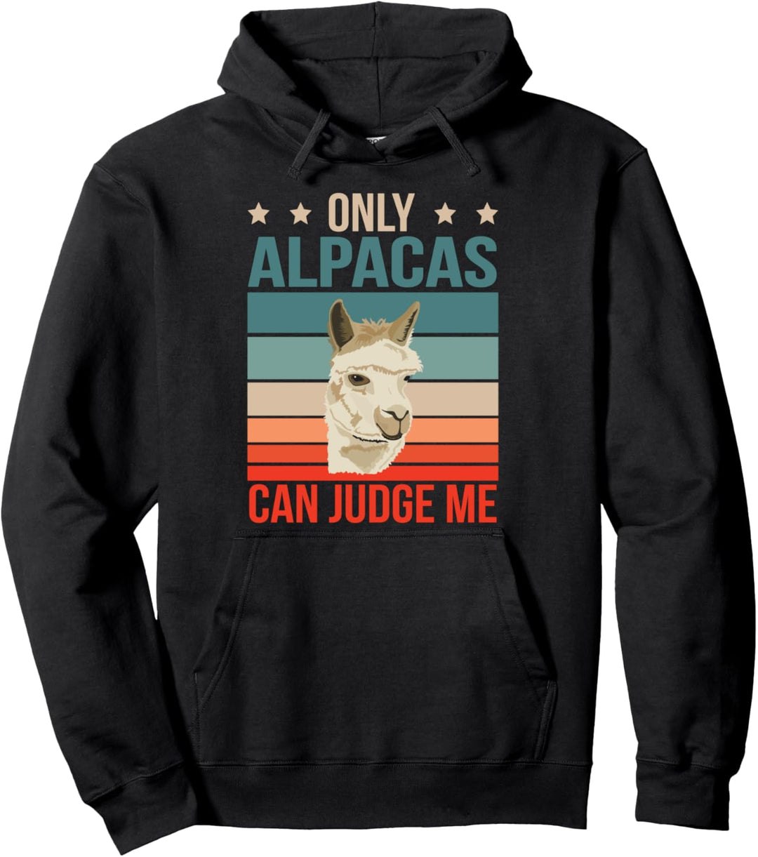 Alpakas Urteilen Sachen Alpaka Pullover Hoodie