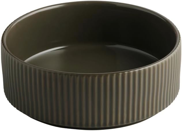 APS 19075 Schale THE GRID - Porzellan mud (braun), Ø 16 cm, 550 ml, stapelbar, 6er Set