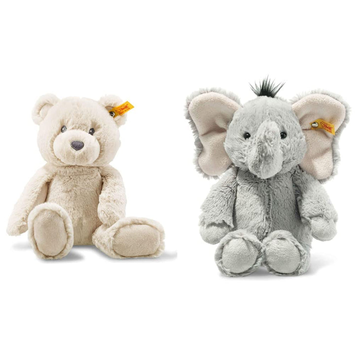 Steiff Bearzy Teddybär - 28 cm - Kuscheltier für Babys - Soft Cuddly Friends - weich & waschbar - be