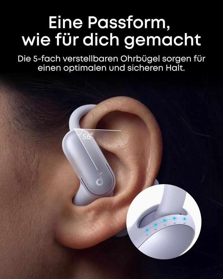 soundcore AeroFit 2 Pro by Anker, erste Kopfhörer mit 2 Tragemodi, 2-in-1 Open-Ear Kopfhörer & Semi-