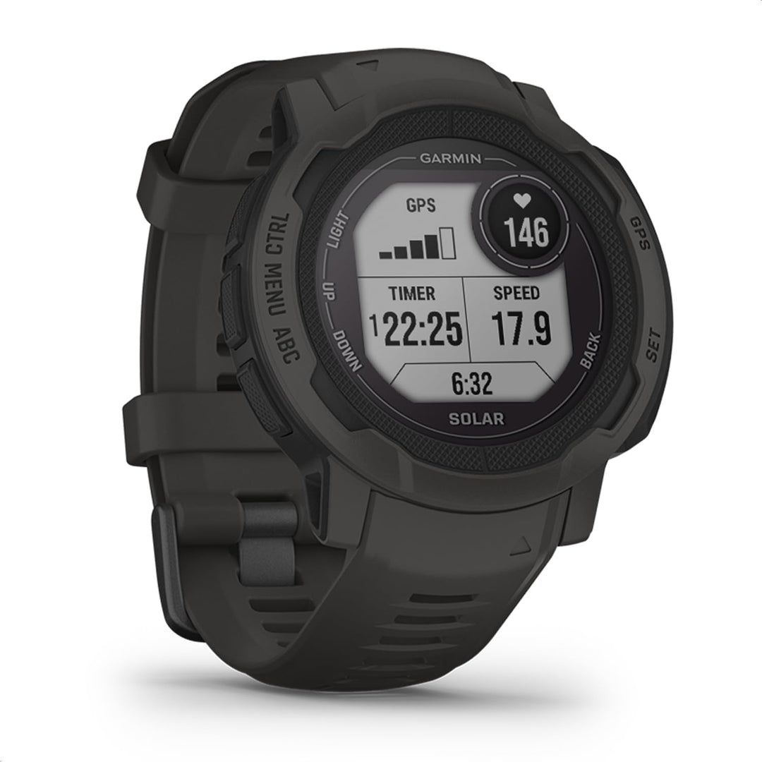 Garmin Instinct 2 Solar – GPS-Smartwatch mit unendlicher Akkulaufzeit im Smartwatch-Modus, über 40 S