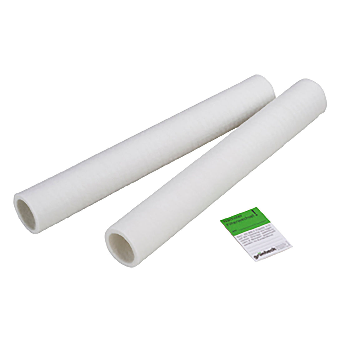 Grünbeck GENO Filterkerze 50 um, Wasserfilter für Enthärtungsanlage, 2er Set, 1" ohne Schutzglocke,