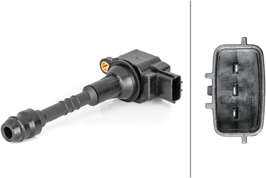 HELLA 5DA 230 036-091 Zündspule - 3-polig - Kerzenschachtzündspule - geschraubt
