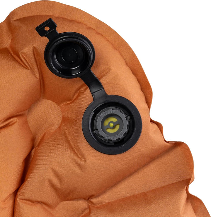 Klymit Isolierte statische V2 aufblasbare Isomatte, verbesserter Komfort, tragbar, Ultraleicht, einf