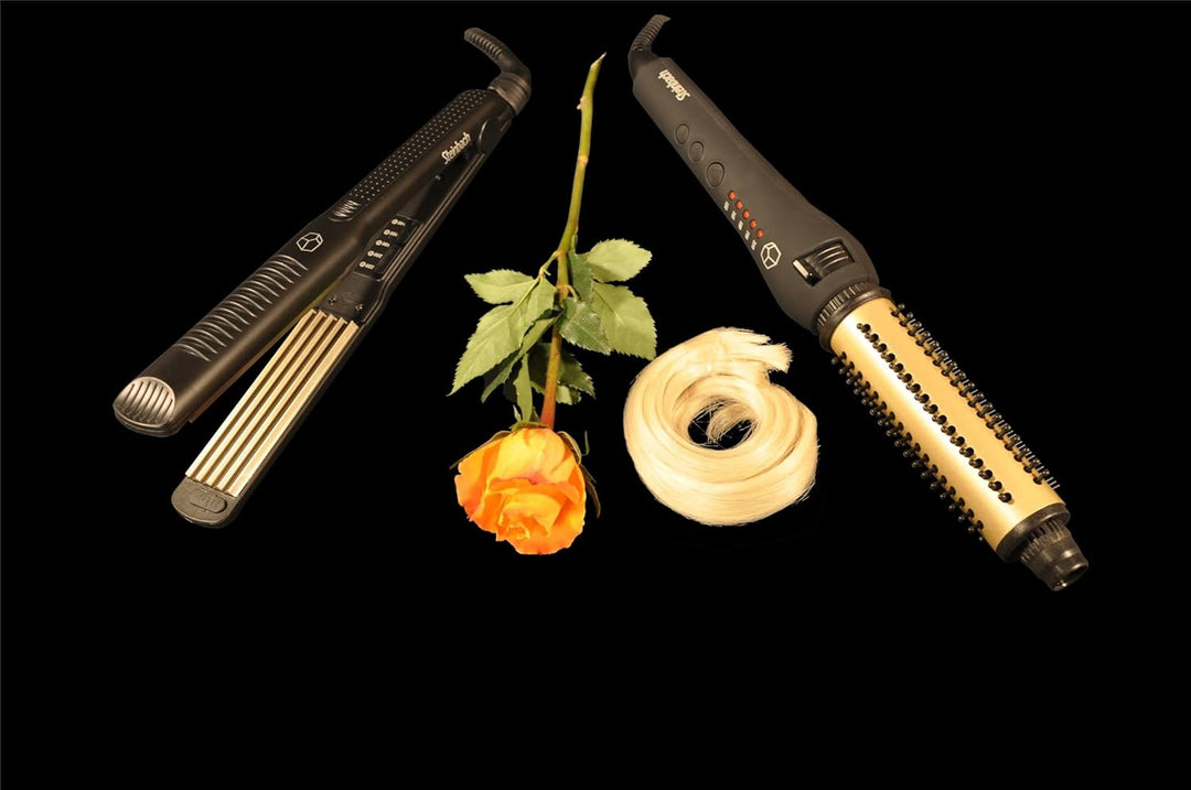 Steinbach Professional 603 Cute Crimper Straightener Turmalin Ionic 3 in 1 schwarz