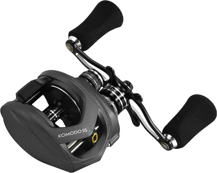 Okuma Komodo SS Baitcaster mit grossem Fassungsvermögen KDS-273LX Left Hand, 160yds-12lb Paddel, Gri