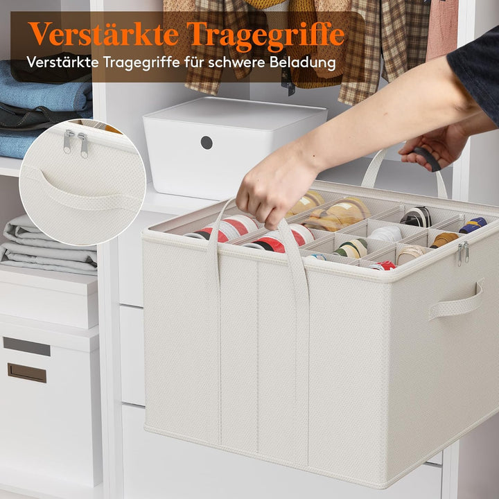 Lifewit Schuhorganizer 1er Set für 8 Paar, Grosser Schuhschran für Closet mit Unterteilungen und Dec