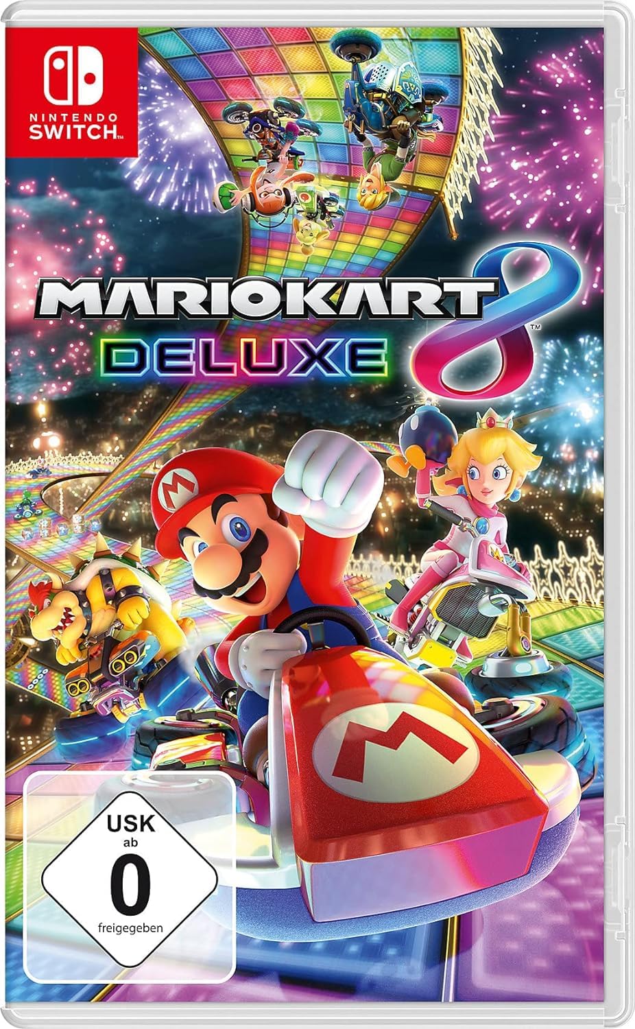 Nintendo Switch Lite, Standard, Blau + Mario Kart 8 Deluxe - [Nintendo Switch], Blau + Mario Kart 8