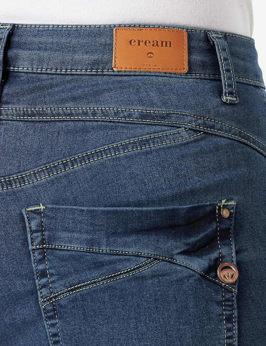 Cream Damen Crsammy Baiily Fit Jeans 28W / 30L Rich Blue Denim, 28W / 30L Rich Blue Denim