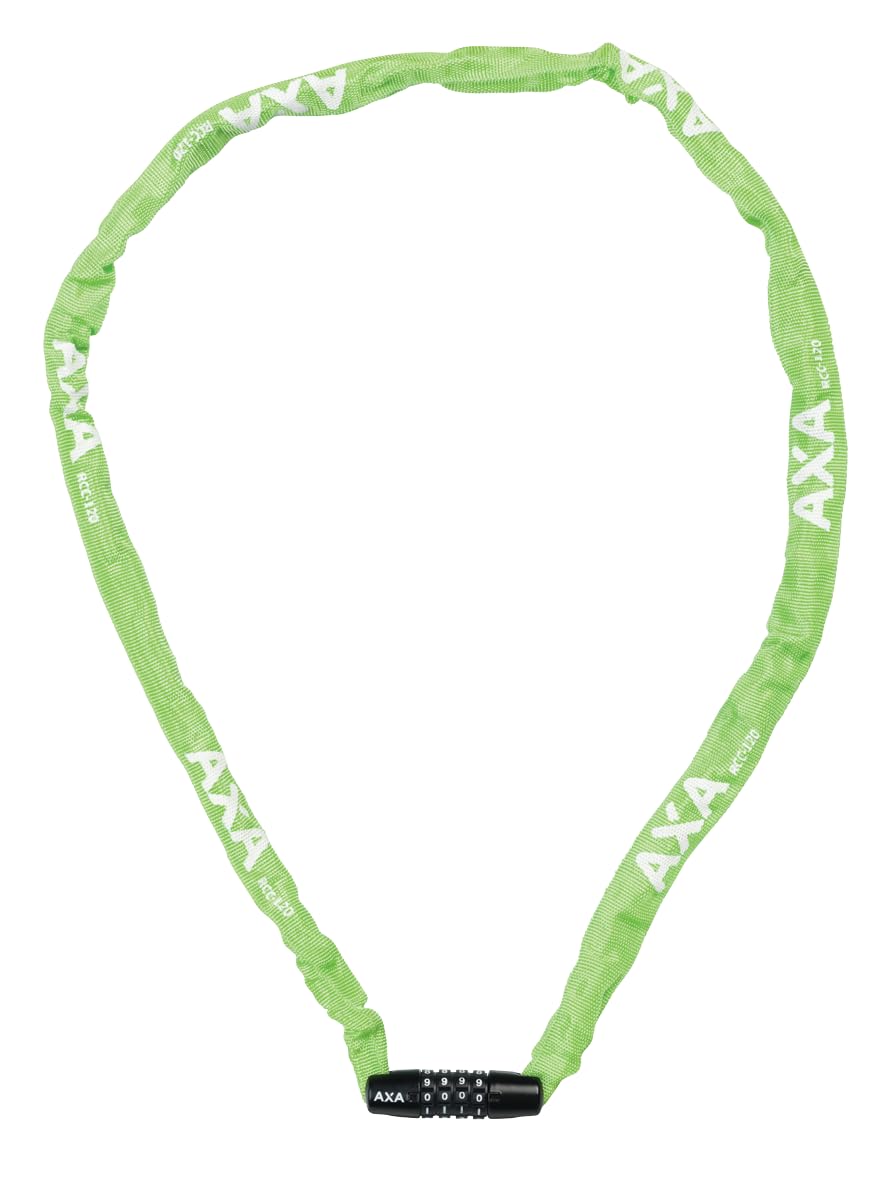 AXA Rigid RCC 120 – Kettenschloss mit Code – 120 cm lang – Stahlglieder 3,5 mm – Sicherheitsstufe 3