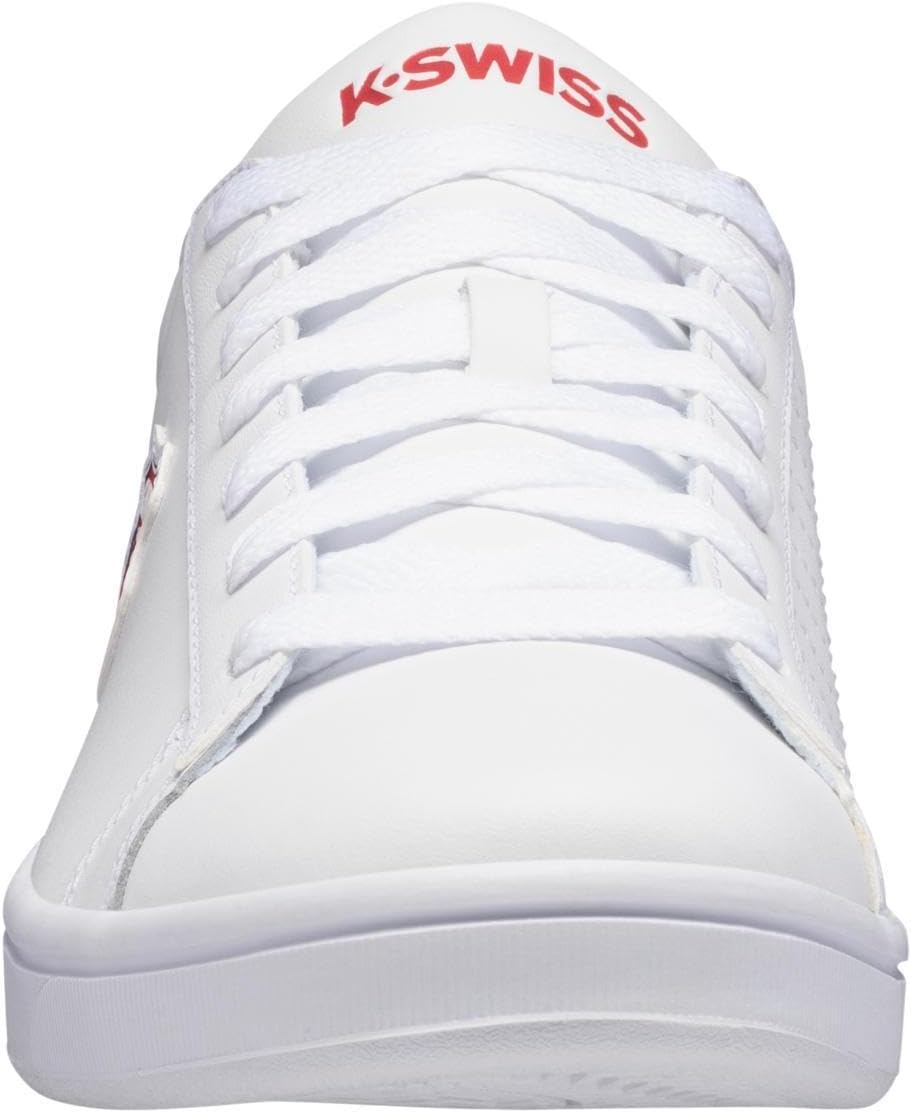 K-Swiss Herren Court Shield Sneaker 40 EU White Corporate, 40 EU White Corporate