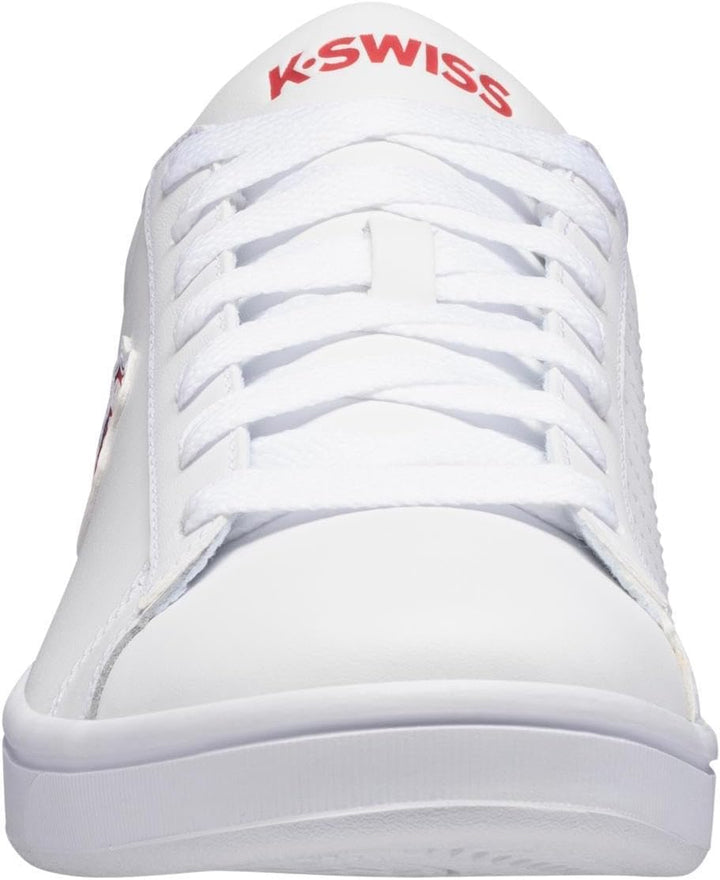 K-Swiss Herren Court Shield Sneaker 40 EU White Corporate, 40 EU White Corporate