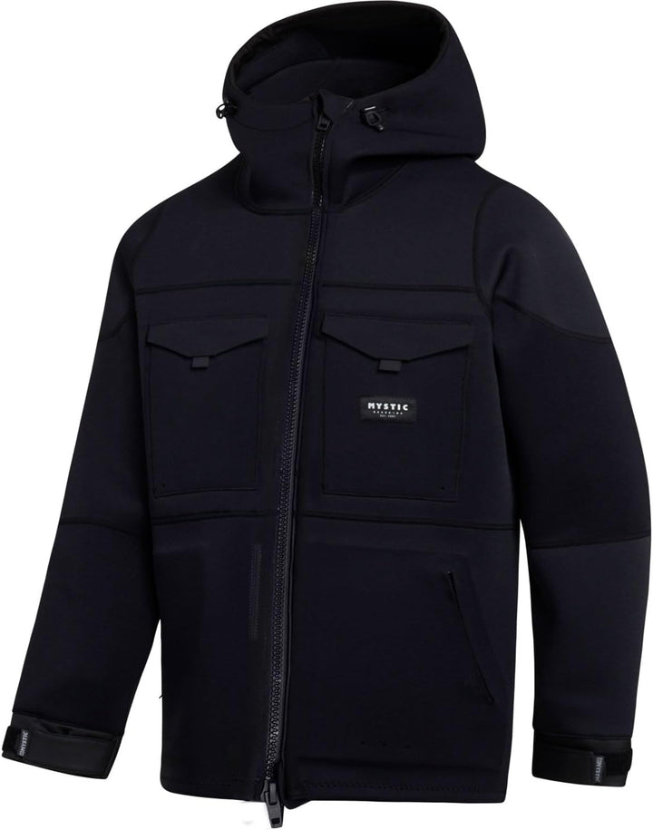 Mystic Mens Vortex 3/2mm Neoprene Jacket 35017.230360 - Black, L