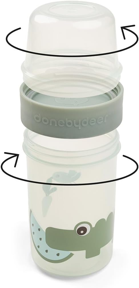 Done by Deer To go 2-way Snack-Behälter L