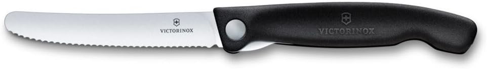 Victorinox Swiss Classic Faltbares Picknick-Messer für Wanderungen, Obst, Gemüse, Brötchen, Wurst, m