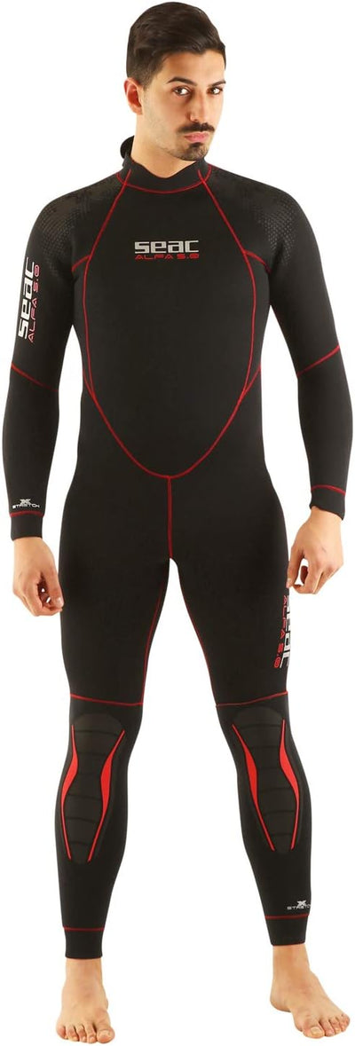 SEAC Herren Alfa 5.0 5 mm Tauchanzug für Tauchwasser XL, XL