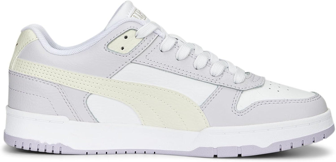 Puma Unisex Rbd Game Low Sneaker 37 EU Puma White Vapor Gray Spring Lavender Puma Gold, 37 EU Puma W