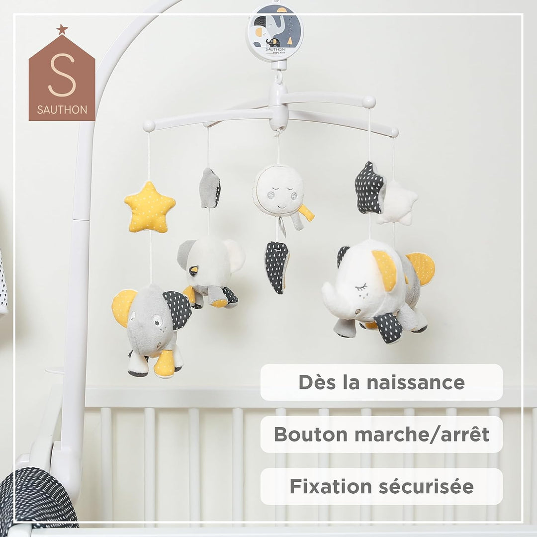 SAUTHON BABY DECO - Mobile bébé musical babyfan