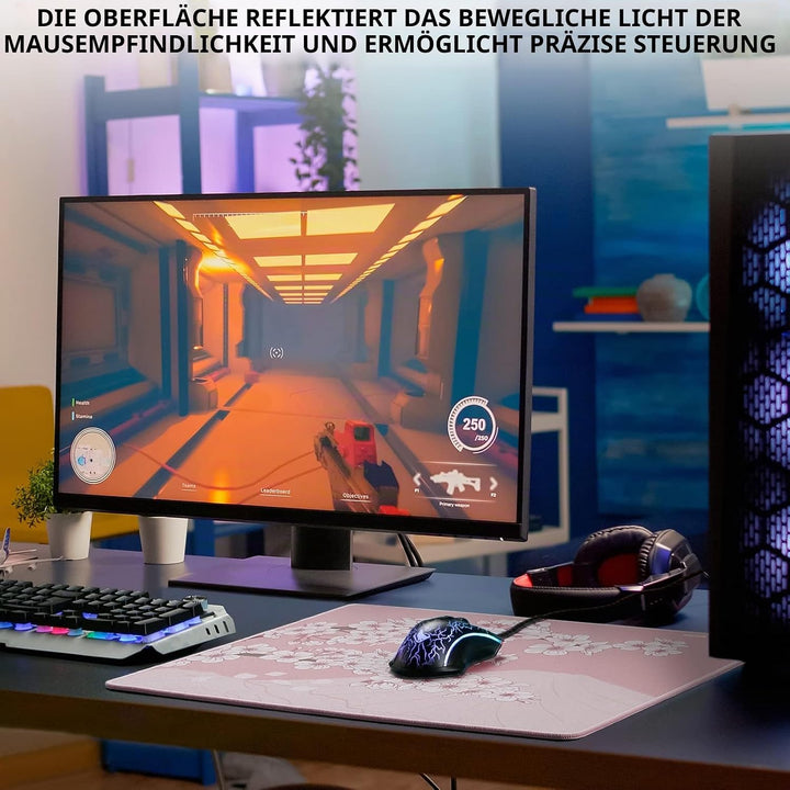 X-Raypad Aqua Control 2 AC2 Sakura Gaming-Mauspad, Ultra-Hochpräzisions-Mauspad mit Perfekter Geschw