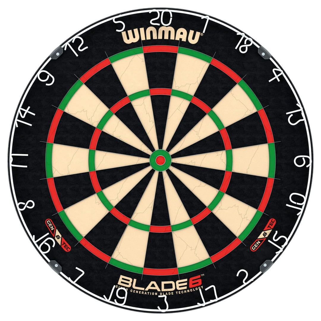 WINMAU Blade 6 Series Professional Bristle Klassische Dartboard, Blade 6
