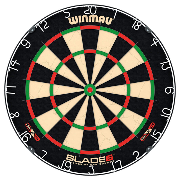 WINMAU Blade 6 Series Professional Bristle Klassische Dartboard, Blade 6