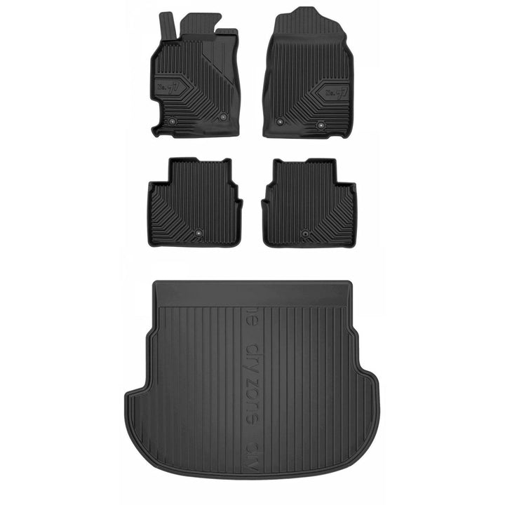Satz Fussmatten und Gummimatte für Mazda 6 II GH 2007-2012