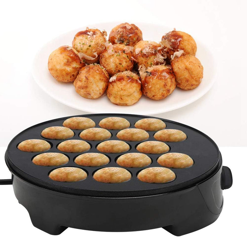 Takoyaki-Maker, Elektrischer Takoyaki-Grill-Octopus-Ball-Maschine Mini-Pfannkuchen-Ball-Maker Breakf