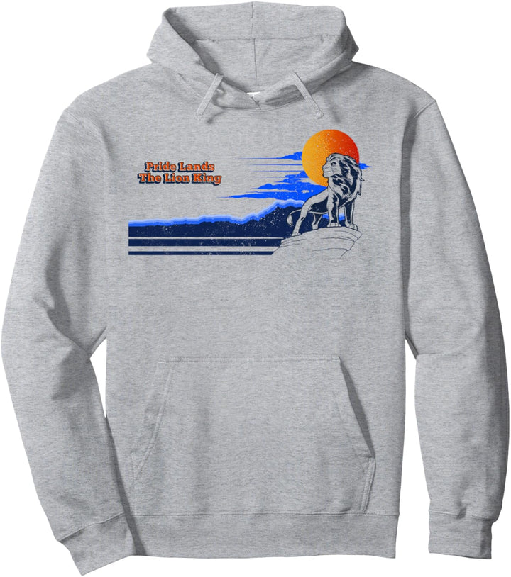 Disney The Lion King Simba Pride Lands Sunset Portrait Pullover Hoodie