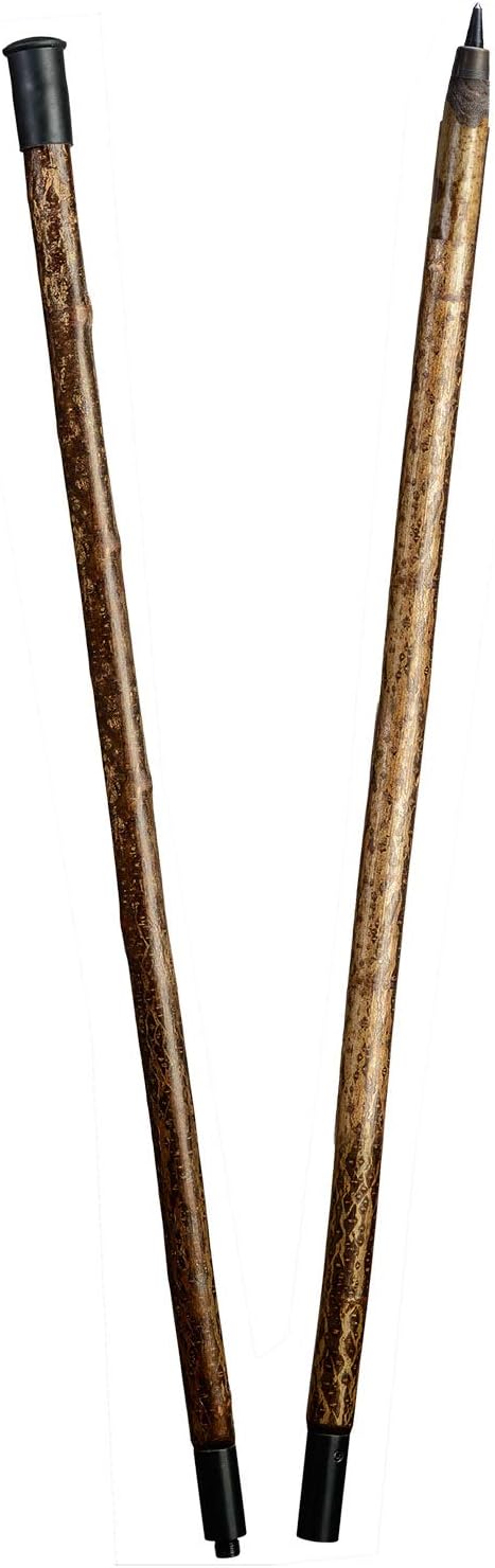 Alpenstange Hasel zweiteilig mit geschmiedetem Stachel 175 cm, 175 cm