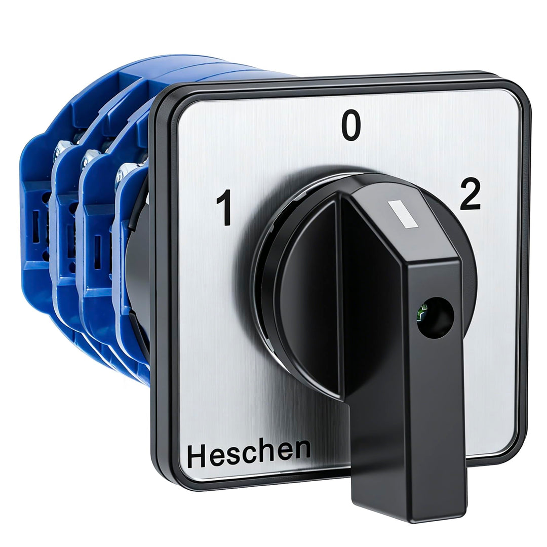Heschen Universal Drehnockenwahlschalter, SZW26-125/D303.3, 660V 125A, ON-OFF-ON 3 Positionen, 3 Pha