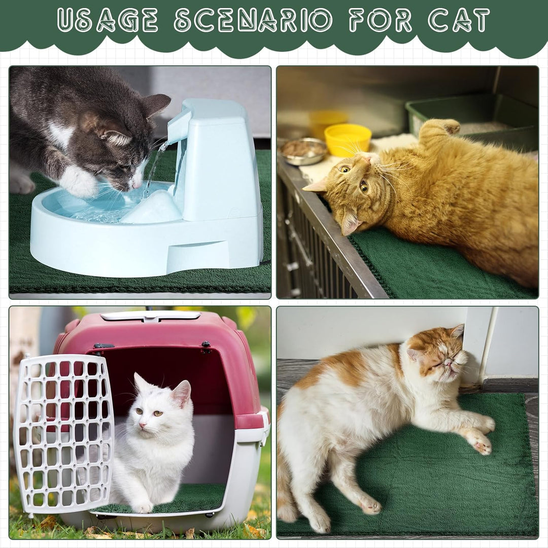 Panelee 10 Stück Waschbare Haustier Decken für Hunde Meerschweinchen Hase Katze Wasserdichtes Kleint