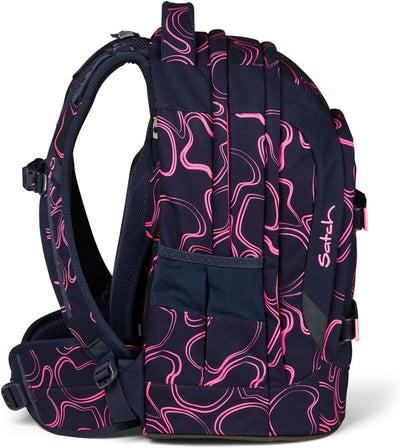 satch Pack Schulrucksack Set 5tlg. Beauty & The School Edition Pink Supreme